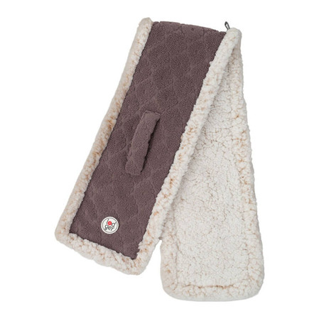 Lodger Dwuwarstwowy szaliczek z polaru wrzosowy Fleece Mauve