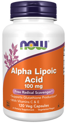 NOW FOODS Alpha Lipoic Acid 100 mg (120 kaps.)