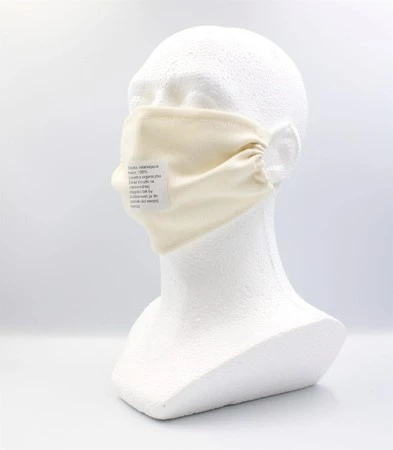 Nanaf Organic, Jednowarstwowa maska, beżowa