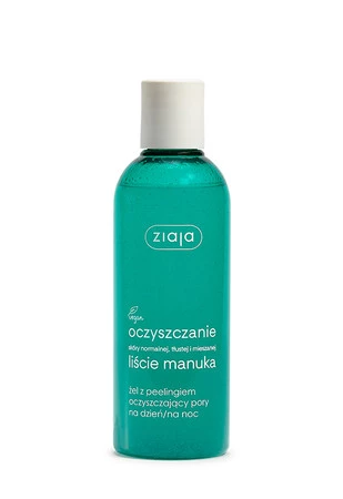Ziaja, Liście Manuka Oczyszczanie żel z peelingiem 200ml