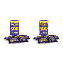 Zestaw: 2x Toxic Waste Purple Drum Kwaśne cukierki o smakach owocowych 42g