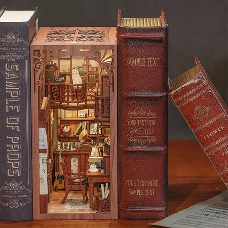 Habarri Book Nook DIY Skretny gabinet