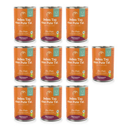 Zestaw 10x HERRMANN'S Selection Light Dog Bio Pute - bio indyk z cukinią (400g)