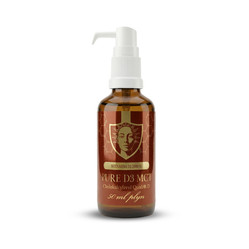 Powerful Brand Pure D3 Witamina D3 + Olej MCT w kroplach 50 ml