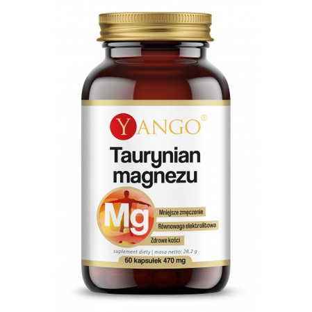 Yango Taurynian Magnezu na wsparcie układu nerwowego 60 kaps.