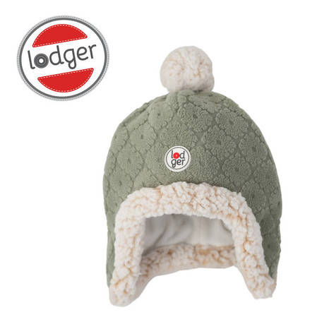Lodger Dwuwarstwowa zimowa czapeczka z polaru szałwiowa Fleece Elm 3-6 m