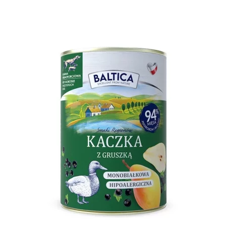 Baltica Smaki Regionów Kaczka Z Gruszką  - Karma Mokra Dla Psa - 400g