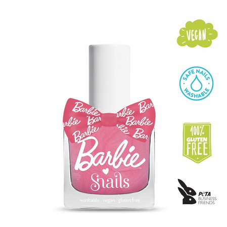 Snails, Zmywalny Lakier do paznokci dla dzieci Barbie, Hello World, 10,5 ml