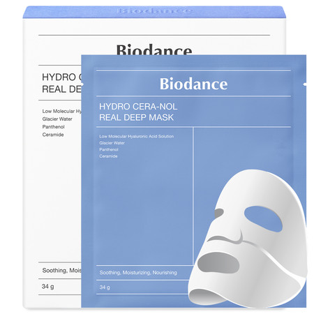 Hydro Cera-Nol Real Deep Mask maska do twarzy w płachcie 4x34g