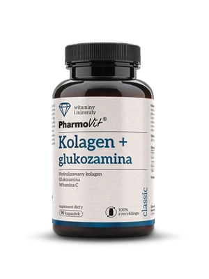 KOLAGEN + GLUKOZAMINA 90 KAPSUŁEK - PHARMOVIT (CLASSIC)