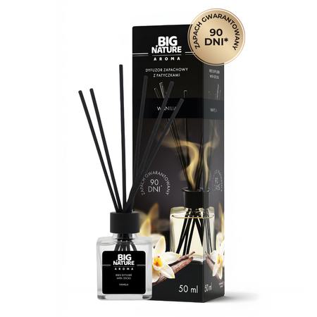 Big Nature Dyfuzor Zapachowy WANILIA 50 ml