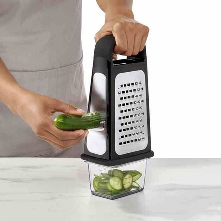 OXO-Tarka do warzyw 3w1, czarno-zielona, GoodGrips