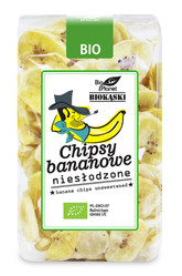 CHIPSY BANANOWE NIESŁODZONE BIO 150 g - BIO PLANET