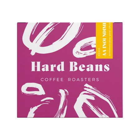 Hard Beans - kawa ziarnista Kenia AA Inoi Ndimi Fully Washed Filter 250 g