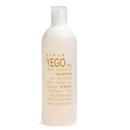 Ziaja Yego, Żel pod prysznic i szampon do włosów Górski Pieprz 400ml