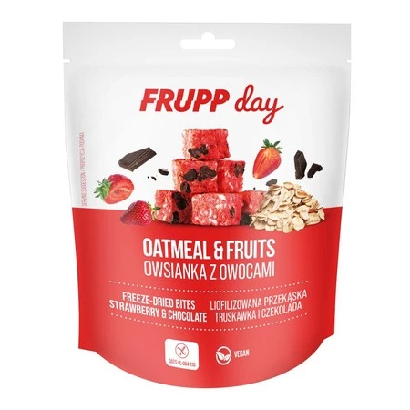 FRUPP Day kostki owsiane - truskawka i czekolada 25 g