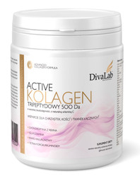 DivaLab Kolagen Tripeptydy wołowe 500 Da z naturalną witaminą C 250 g