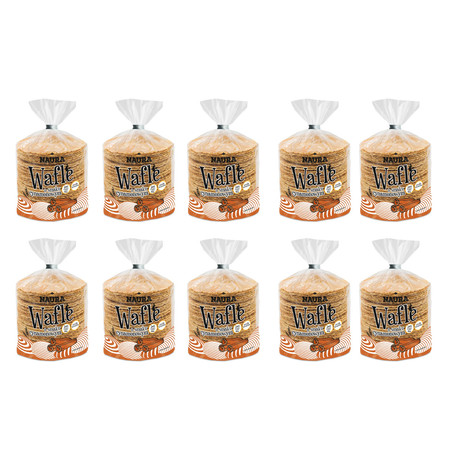 Zestaw 10x Wafle pszenne o smaku cynamonowym 100g