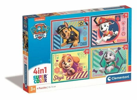 Clementoni Puzzle 4w1 PAW PATROL Psi Patrol 21526