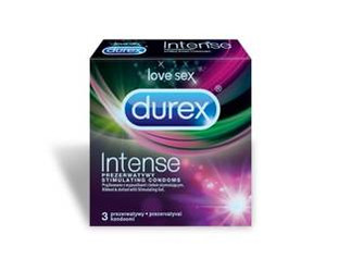 Durex Intense 3 szt z wypustkami żel stymulujący