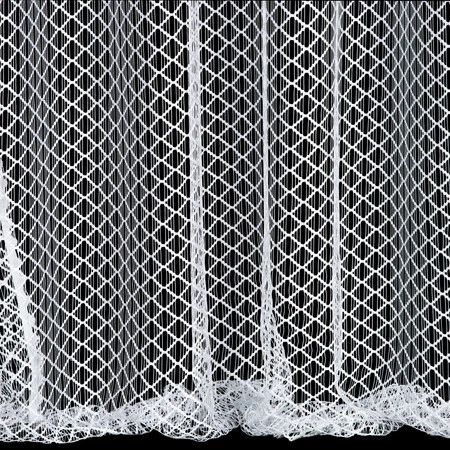 FIRANA GOTOWA AIDEN NA TAŚMIE 140 X 270 CM BIAŁY