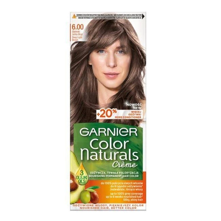 Color Naturals Creme krem koloryzujący do włosów 6.00 Głęboki Jasny Brąz