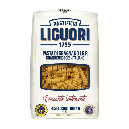 Zestaw 2x Makaron Liguori IGP Fusilli Corti Bucati 500G