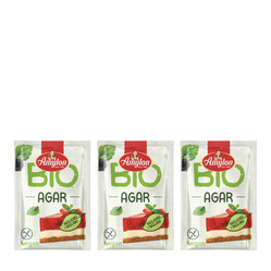 Zestaw: 3x AGAR - AGAR BEZGLUTENOWY BIO 10 g - AMYLON