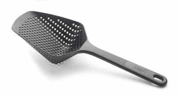 JJ - Łyżka cedzakowa L Scoop™ Plus, czarno-szara