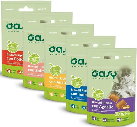 OASY Cat Treats with Chicken dla kota Ciasteczka z Kurczakiem 60g