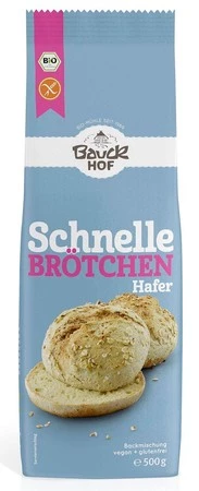 BAUCK HOF MIESZANKA DO WYPIEKU BUŁEK BEZGLUTENOWA BIO 500 g