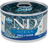 FARMINA ND DOG OCEAN Trout Salmon Pstrąg Łosoś 140g
