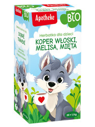 Apotheke Bio Herbatka dla dzieci Na trawienie Apotheke 20 x 1,5g