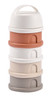 BEABA Pojemniki na mleko w proszku 4 komory cotton white/terracotta