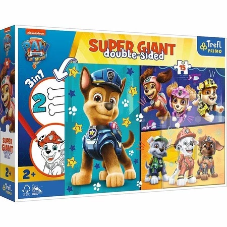 TREFL 42002 Puzzle 15 GIANT Wesołe pieski Psi Patrol