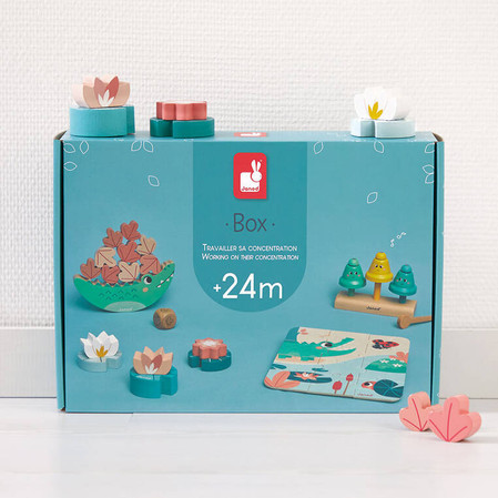 Janod Zestaw zabawek edukacyjnych Box 24 m-cy