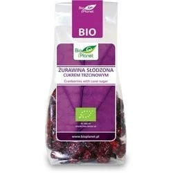 BIO PLANET Żurawina sł. cukrem trzcinowym BIO 100g