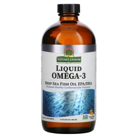 NATURE'S ANSWER Liquid Omega-3 Deep Sea Fish Oil EPA/DHA (480 ml)