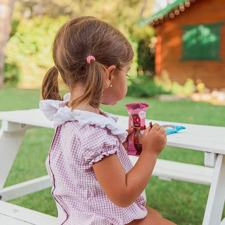 Smileat Triboo, BIO Sminolas, Żelki owocowe bez cukru Jabłko i Truskawka, 25g