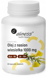 Aaliness Olej z nasion wiesiołka 1000 mg x 90 kapsułek