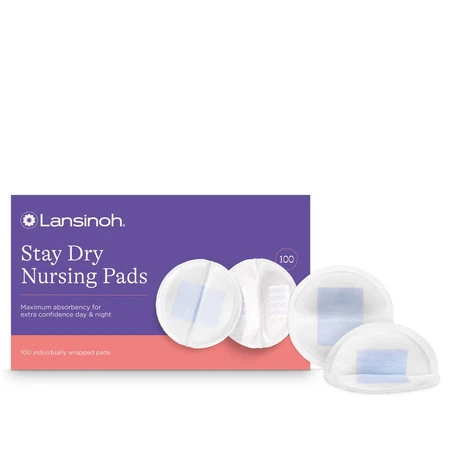 Lansinoh, Wkładki laktacyjne jednorazowego użytku, 100 szt.