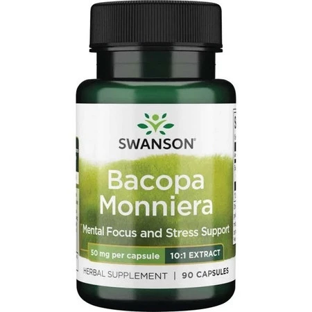 Swanson Bacopa Monniera 10:1 Extract 50 Mg 90 K