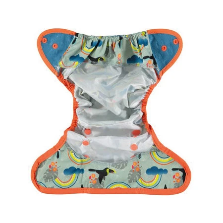 Close, Wodoodporny otulacz dla dzieci zapinany na napy, Tukan