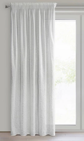 FIRANA GOTOWA ROXI NA TAŚMIE 140 X 270 CM BIAŁY