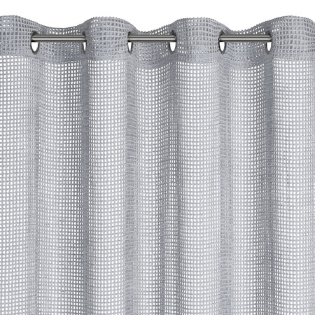 FIRANA GOTOWA NELI 140 X 250 CM SREBRNY