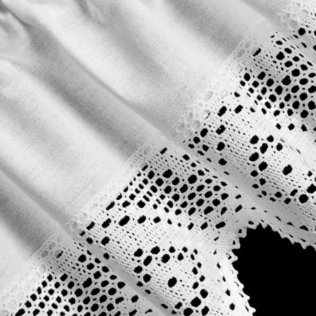 FIRANA GOTOWA ISAAC NA TAŚMIE 150 X 30 CM BIAŁY