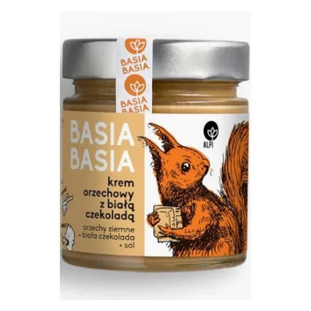 Basia Basia Krem orzechowy z białą czekoladą 210 g
