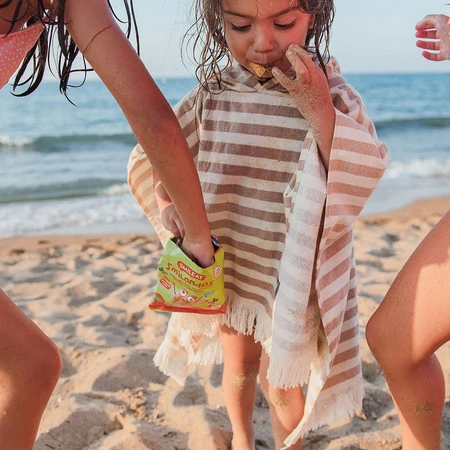 Smileat, BIO Smilondas, Chrupki z ciecierzycy, kukurydzy i soczewicy, marchewkowe 15m+, 25 g