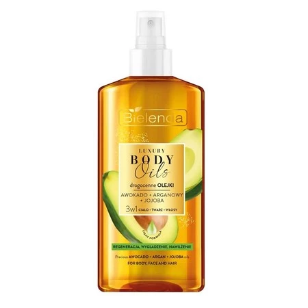 Luxury Body Oils olejek do pielęgnacji 3w1 Awokado + Arganowy + Jojoba 150ml