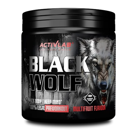 ACTIVLAB BLACK WOLF przedtreningówka 300g smak owocowy